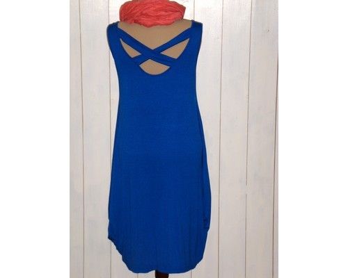 top- sommerkjole blå