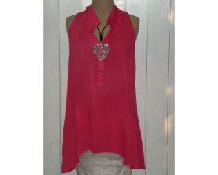 skjortebluse i pink fra Cat & co