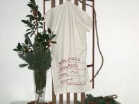 viskestykke med tekst i mynte serien