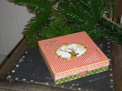  servietteboks med julemotiv