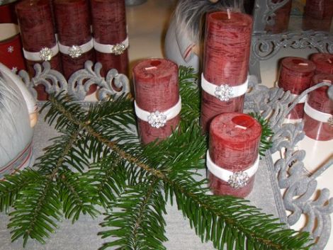  lys til jul fra La Vida i mørkerøde