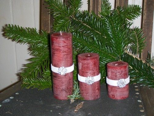 lys til jul mørkerøde fra la vida