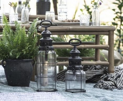 Trend foto af en led lanterne til batteri fra ib laursen