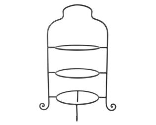 Et foto af en tallerkenholder i sort fra ib laursen