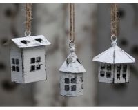 Trend billede af julehuse i hvid fra chic antique