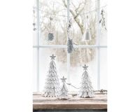 Trend billede af julepynt fra ib laursen - lille juletræ i metal i hvid