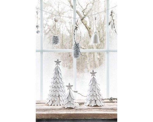 Trend billede af julepynt fra ib laursen - lille juletræ i metal i hvid