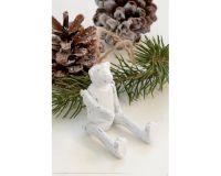 Trend billede af retro julepynt - her en bamse til træet.