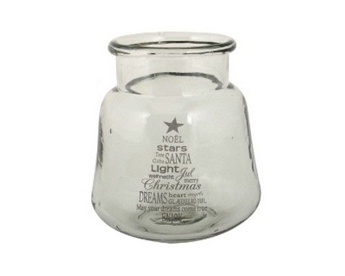 Et foto af et hurricane glas med tekst