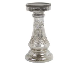 sølv lysestage til bloklys fra ib laursen