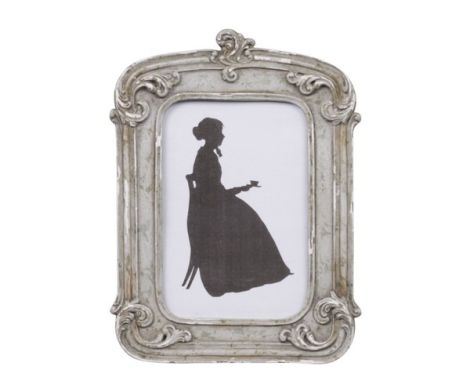 Et foto af små billedrammer firkantede fra chic Antique