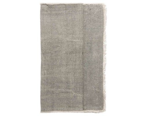 Et foto af en bordløber stof i grå fra ib laursen