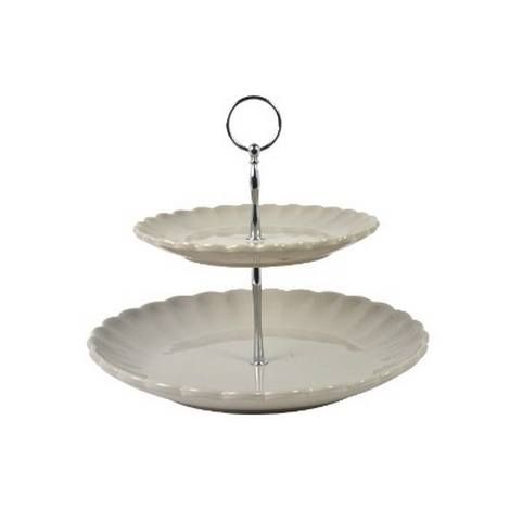 Kagefad 2 etager latte farve i mynte serien fra ib laursen