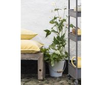 Trend foto af en plantespand i emalje i hvid fra ib laursen