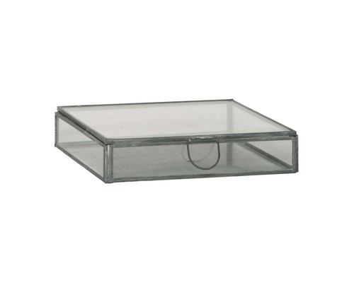 Gaveide? Glaskasse med låg til elegant opbevaring og visning af samleobjekter.