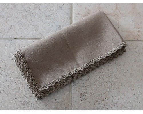 trend billede af mocca - hør farvede stofservietter fra chic antique