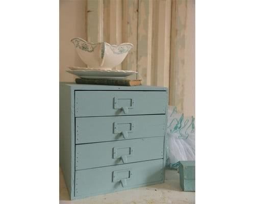 Trend billede af kalk maling dusty turquiose fra jeanne d'arc living