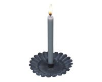 Et foto af lysestager til kertelys - her i sort fra chic antique