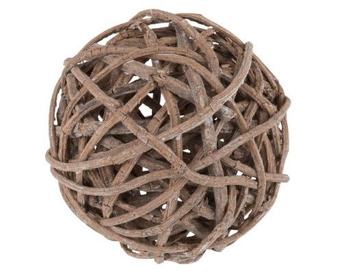 Et foto af dekorationskugler af grene fra Ib Laursen