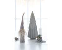 Trend billede af en julemand i beton i grå