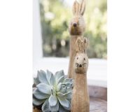  håndmalet påskehare i træ fra ib laursen