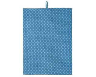  blå viskestykker med hvide prikker fra Ib Laursen