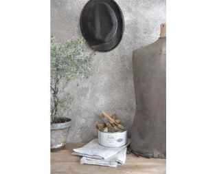 Et foto af effektmaling væg warm beige - strukturmaling fra jeanne d'arc living