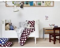 Trend foto af sengetøj til baby med Rasmus Klump fra Mette Ditmer