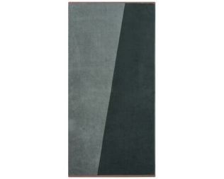 Et foto af grønne håndklæder 70x140 fra Mette Ditmer