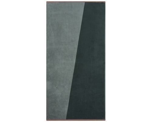 Et foto af grønne håndklæder 70x140 fra Mette Ditmer