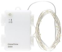 Et foto af en udendørs led lyskæde med 20 lys til batteri fra ib laursen