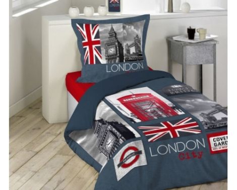smart sengetøj til teenager city london 140x200 cm