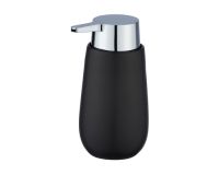 mat sort sæbedispenser keramik i badi serien fra wenko