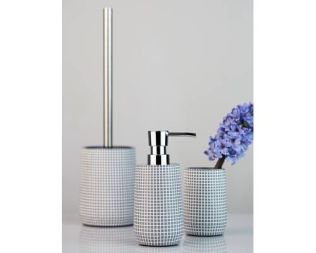 grå toiletbørste keramik i ohrid serien fra wenko