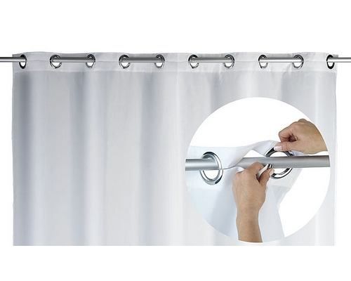 smarte badeforhæng med print med flex ophæng