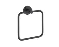 Et foto af en håndklædering sort til væg bosio black fra wenko