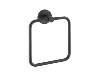 Et foto af en håndklædering sort til væg bosio black fra wenko