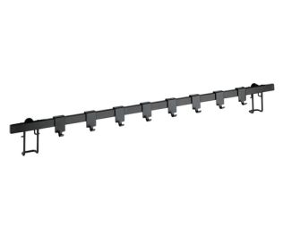 køkkenstang med kroge sort vægophæng gala serien fra wenko