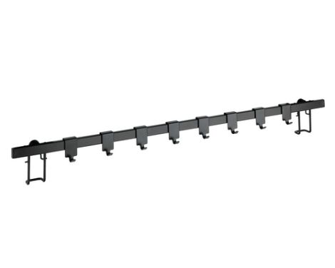 køkkenstang med kroge sort vægophæng gala serien fra wenko