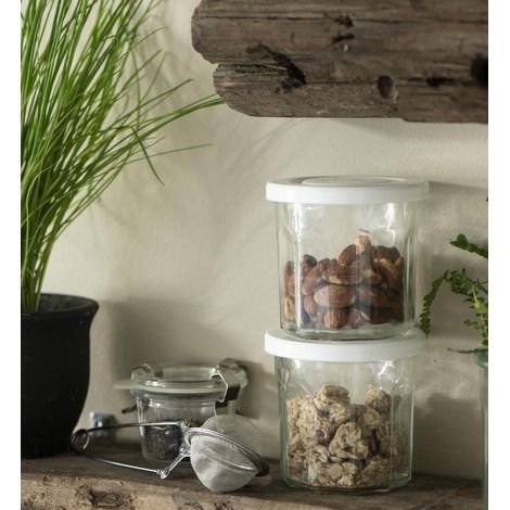 Opbevaringsglas  med låg 250 ml fra ib laursen mynte serien