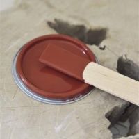 Rusty red vintage paint kalkmaling rustrød maling til møbler og vægge