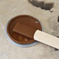 Warm brown vintage paint kalkmaling varm dyb brun farve