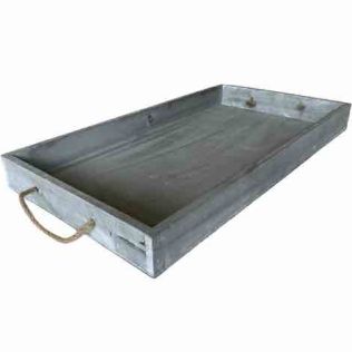 Serveringsbakke træ grå fra i.c.lauring