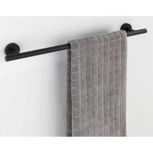 Håndklædestang sort mat 60 cm i bosio serien fra wenko