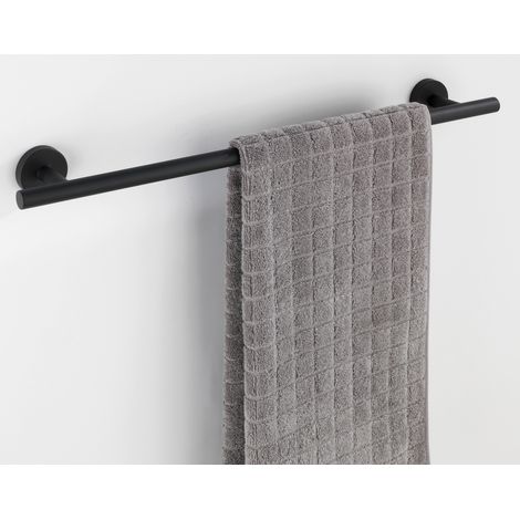 Håndklædestang sort mat 60 cm i bosio serien fra wenko