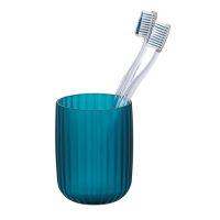 Tandkrus plast petrol frosted look fra wenko