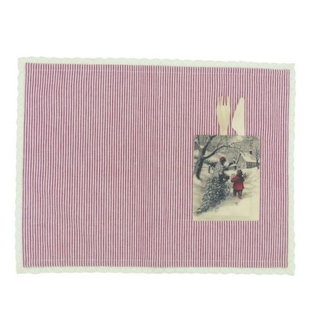 Juledækkeservietter med lomme