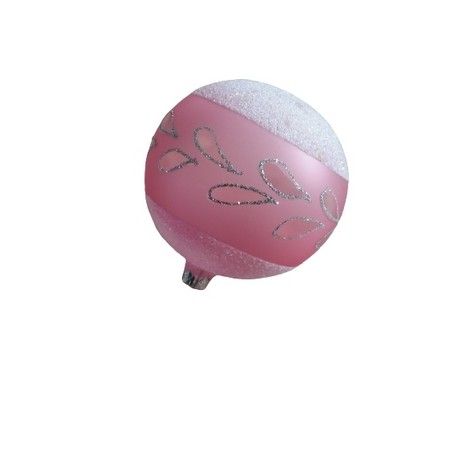 Julekugler rosa malva til ophæng