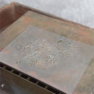 Fugle skabeloner til maling på vægge og møbler