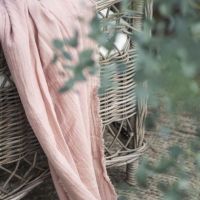 Lyserød plaid fra ib laursen